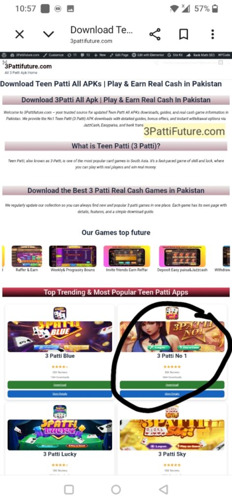 How to Download 3 Patti No 1 APK
